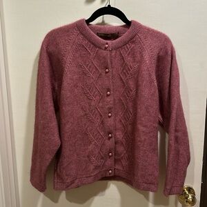 Rare Find, made in New Zealand - XS Merino Possum Cardigan